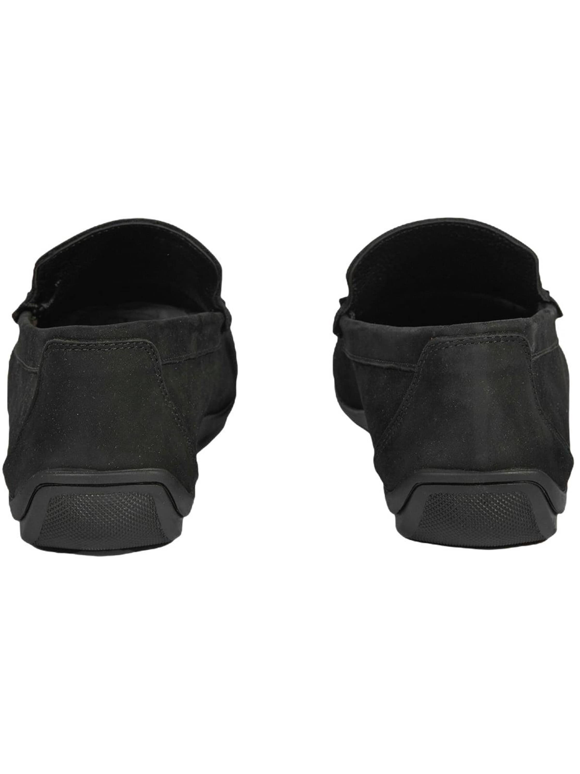 Desa Moccasins 'Slip-Ons' in Black