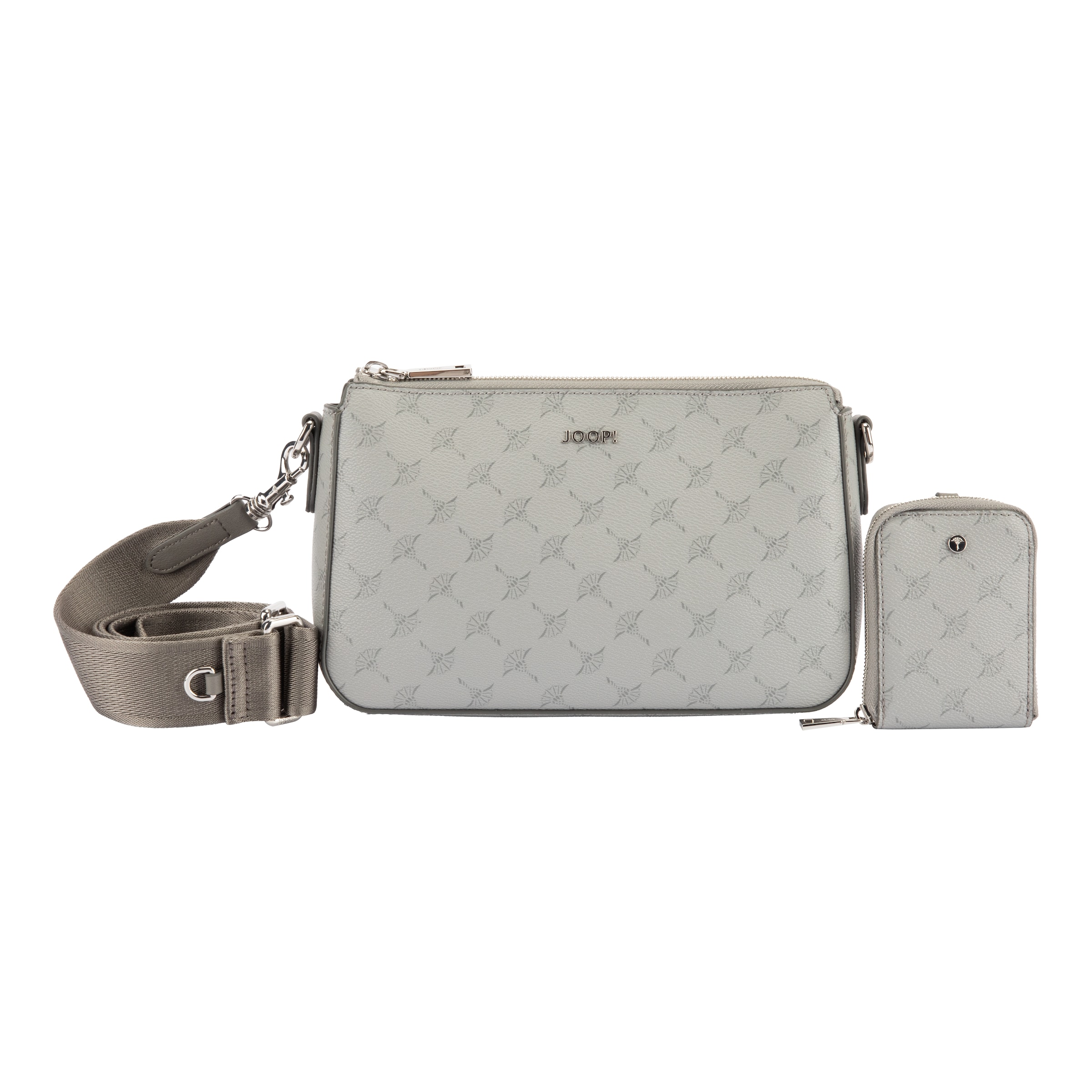 JOOP! Bolso de hombro 'Cortina 1.0 Jasmina' en gris / gris claro, Vista del producto