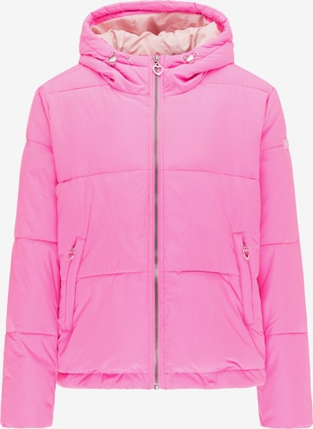 MYMO Зимняя куртка в Ярко-розовый: спереди