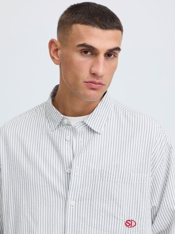 !Solid Comfort fit Button Up Shirt ' SDUmstead ' in Blue