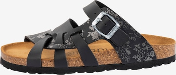 Mule 'Kreta' Palado en noir : devant