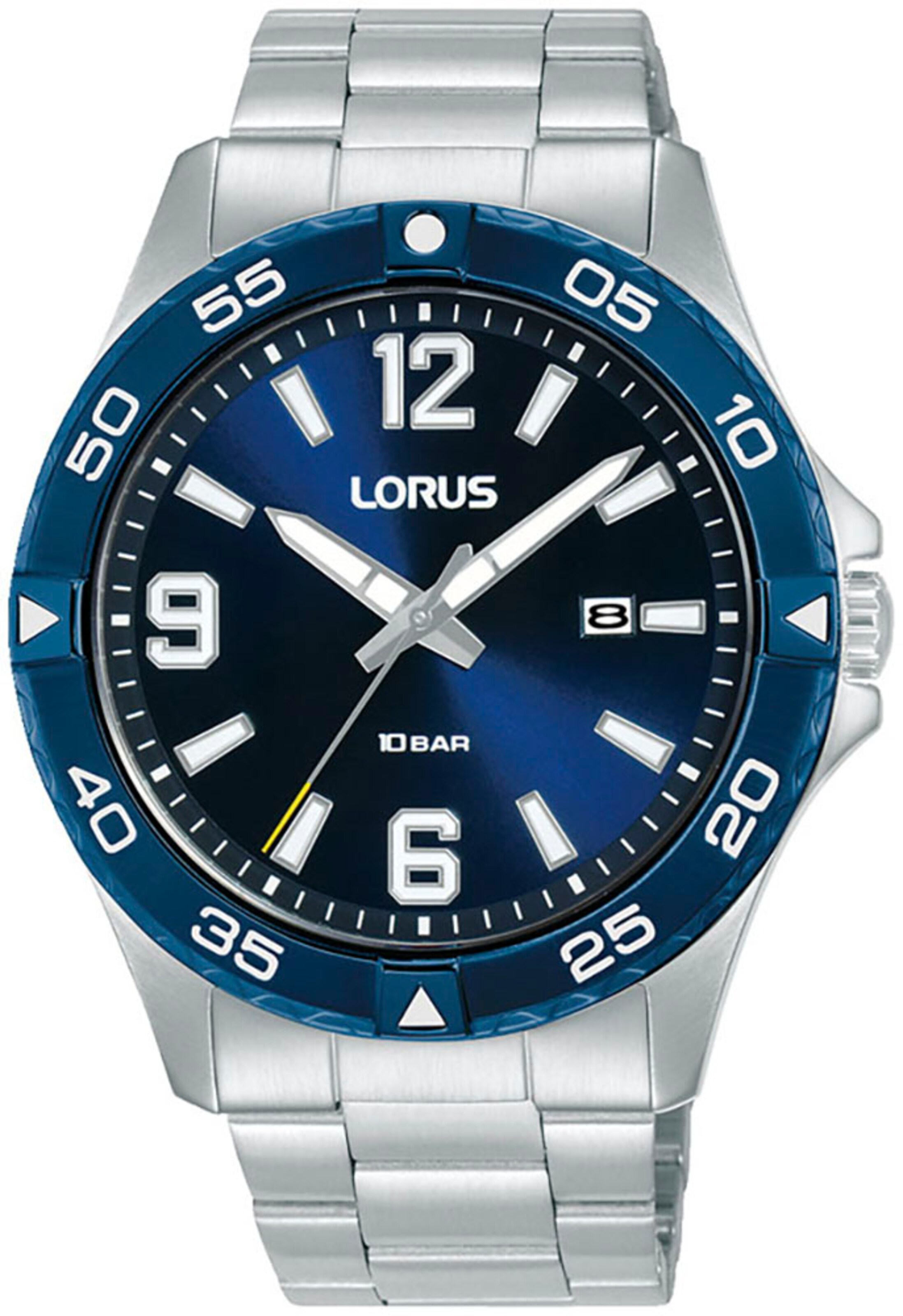LORUS Uhr in Blau: Vorderseite