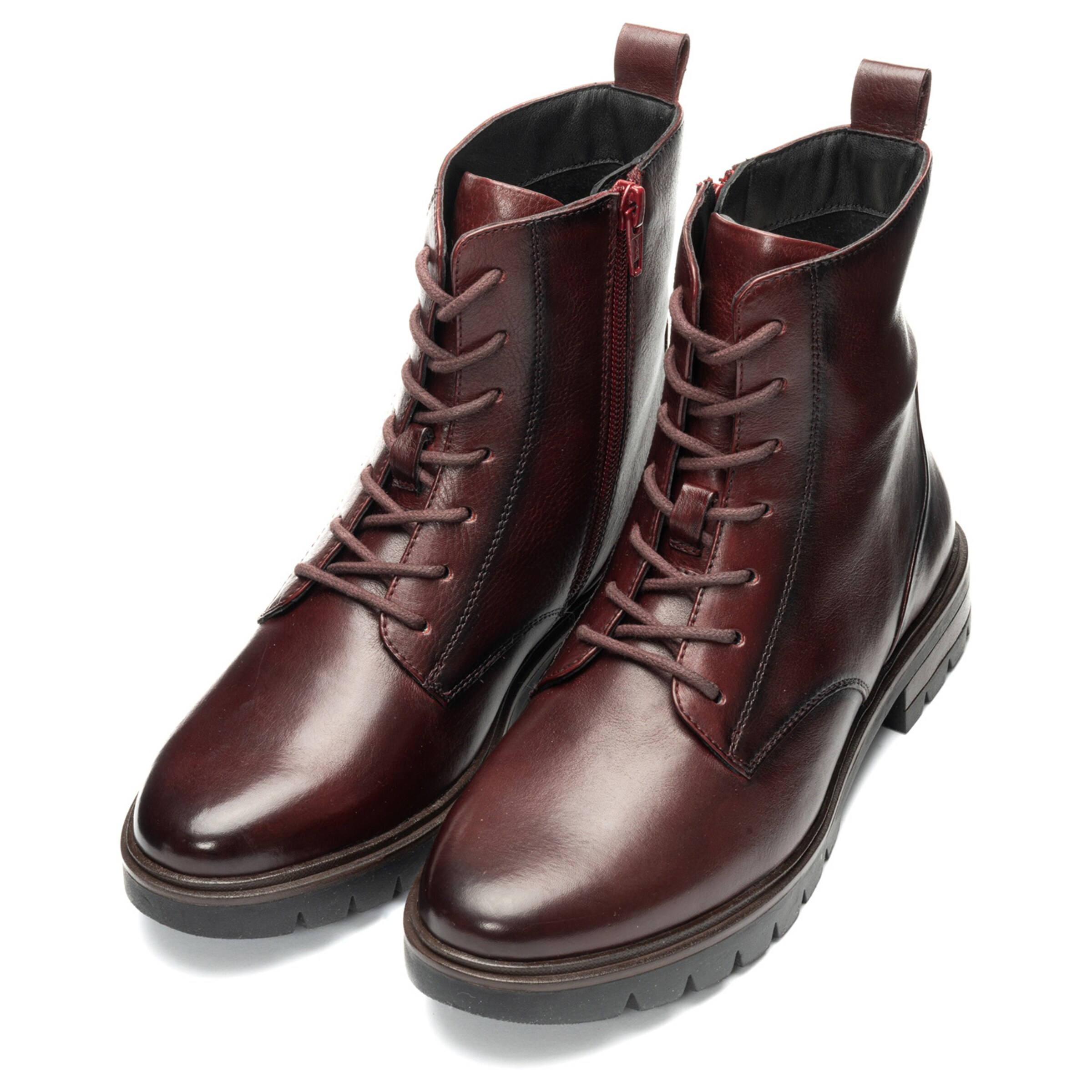 ARA Schnürstiefelette in Rot