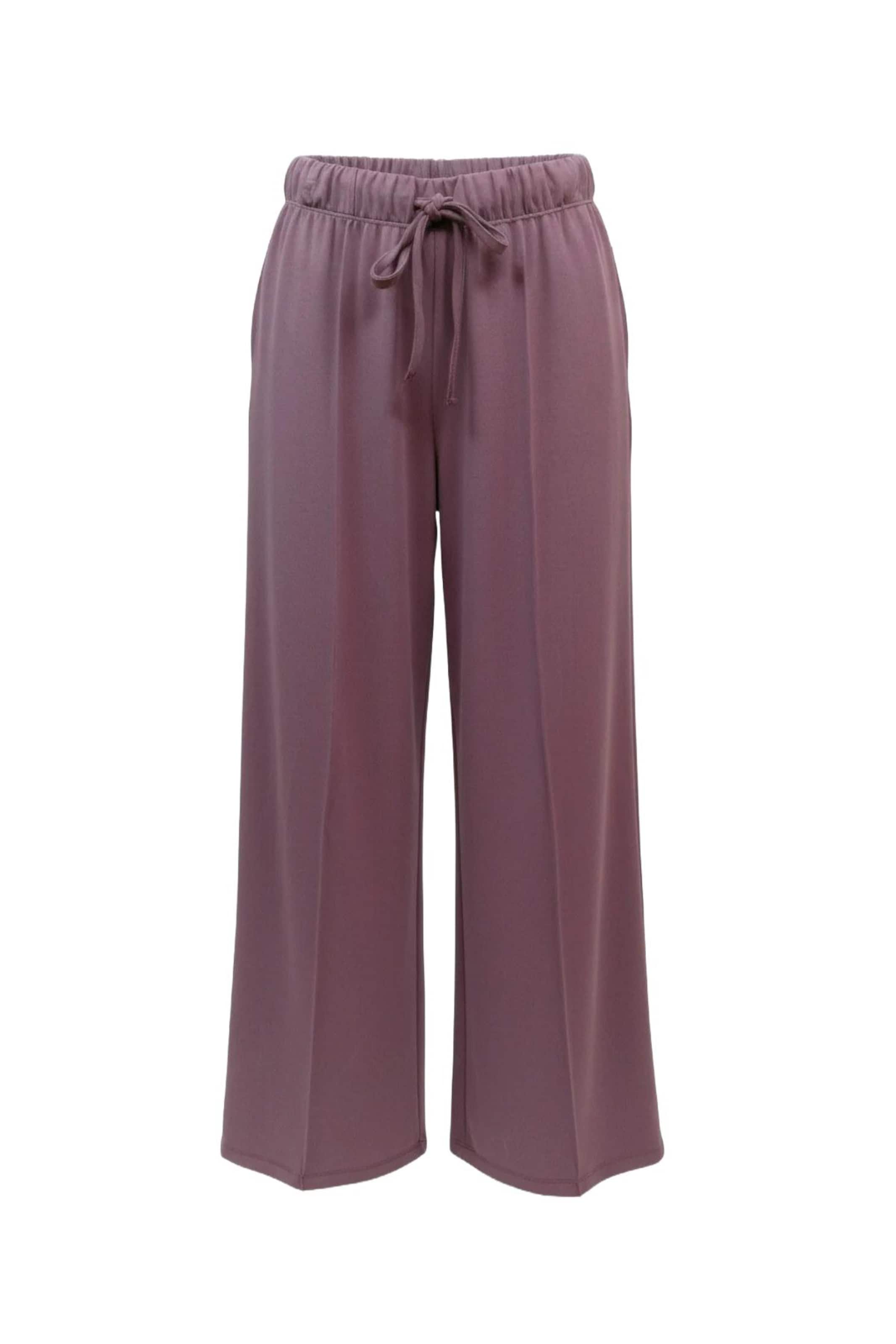 No Matter What Trousers in Purple: front