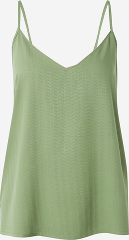 Cyberjammies Pajama Shirt 'Natalie Herringbone' in Green: front