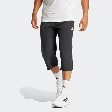 ADIDAS PERFORMANCE Normalny krój Spodnie sportowe 'Essentials' w kolorze czarny: przód