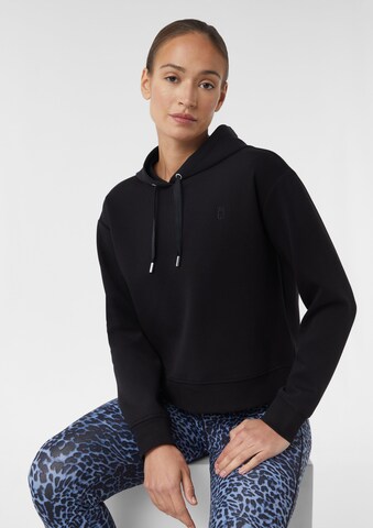 Sweat-shirt comma casual identity en noir : devant