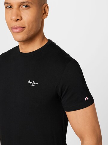 Pepe Jeans - Camiseta en negro