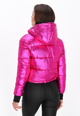 faina - Casaco de inverno em rosa