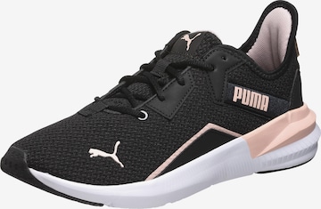 PUMA Athletic Shoes in Black: front