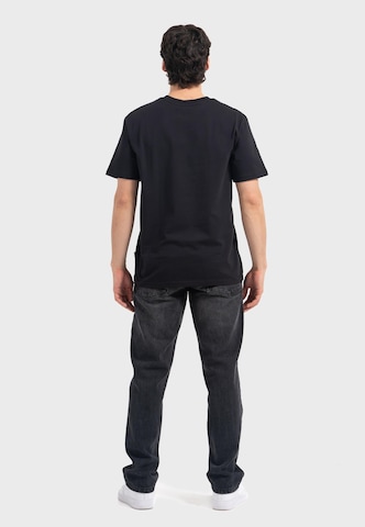 Oldskull Shirt 'Asian Muscle Clash Logo Graphic' in Black