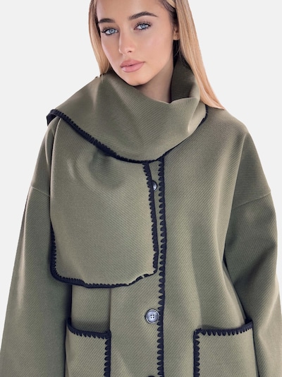 Elara Mantel in oliv, Produktansicht