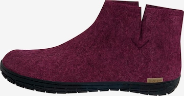 Glerups Pantolette in Lila: Vorderseite