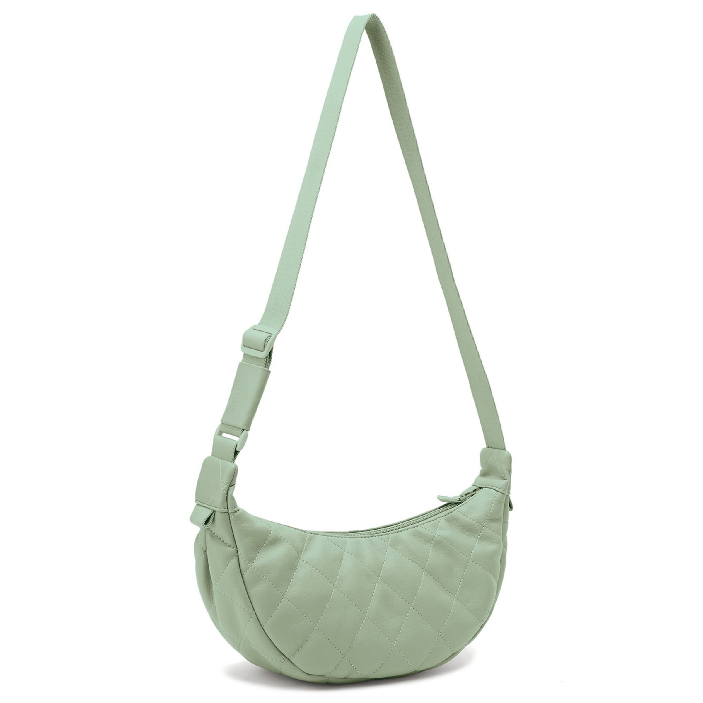Seidenfelt Crossbody bag 'Evenes' in Green