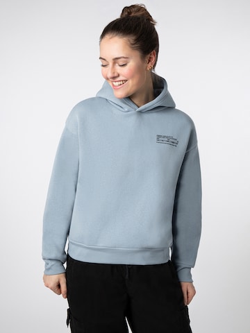 Sublevel Sweatshirt in Blauw: voorkant