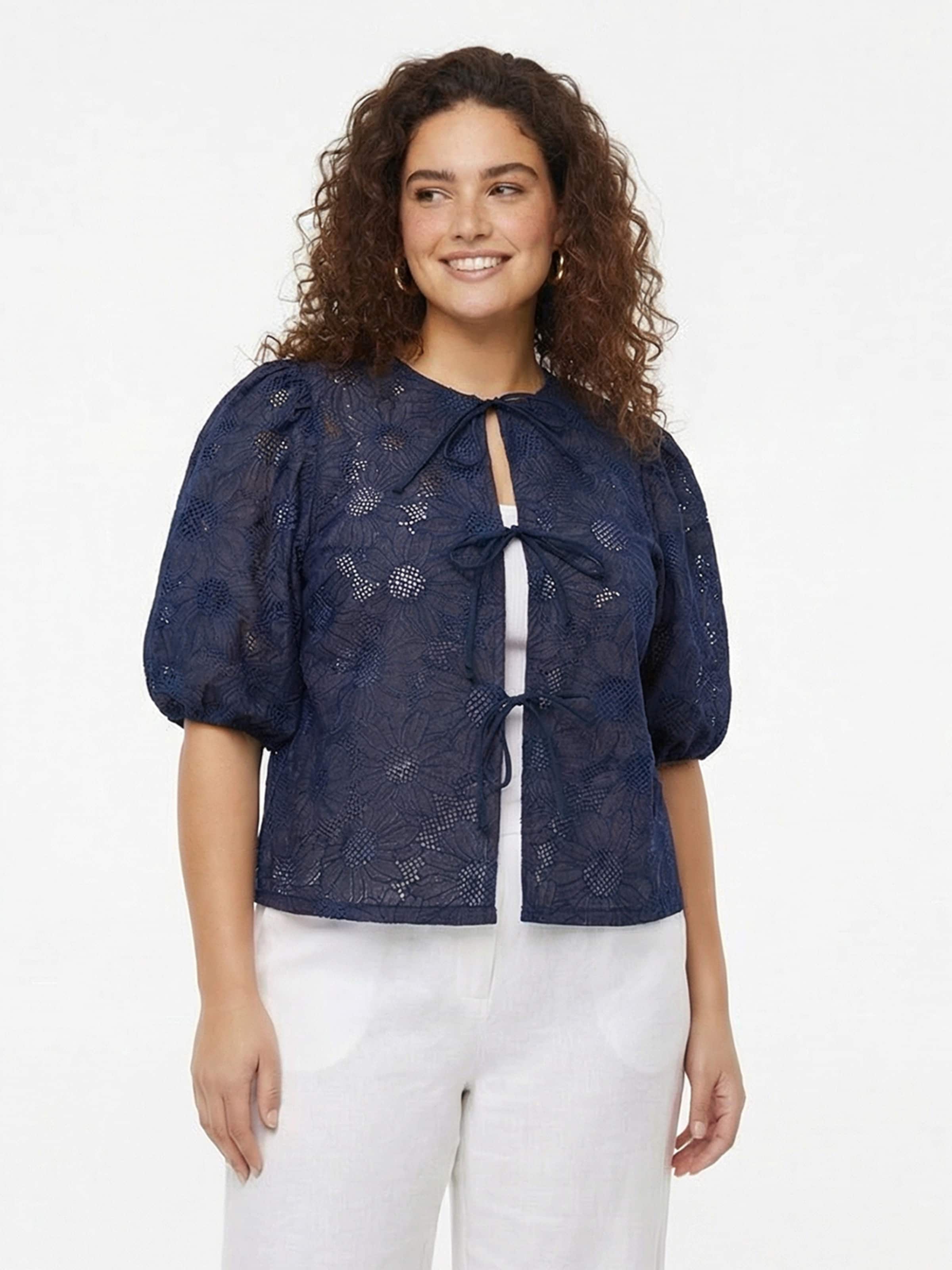 YOEK Knit cardigan in Purple: front