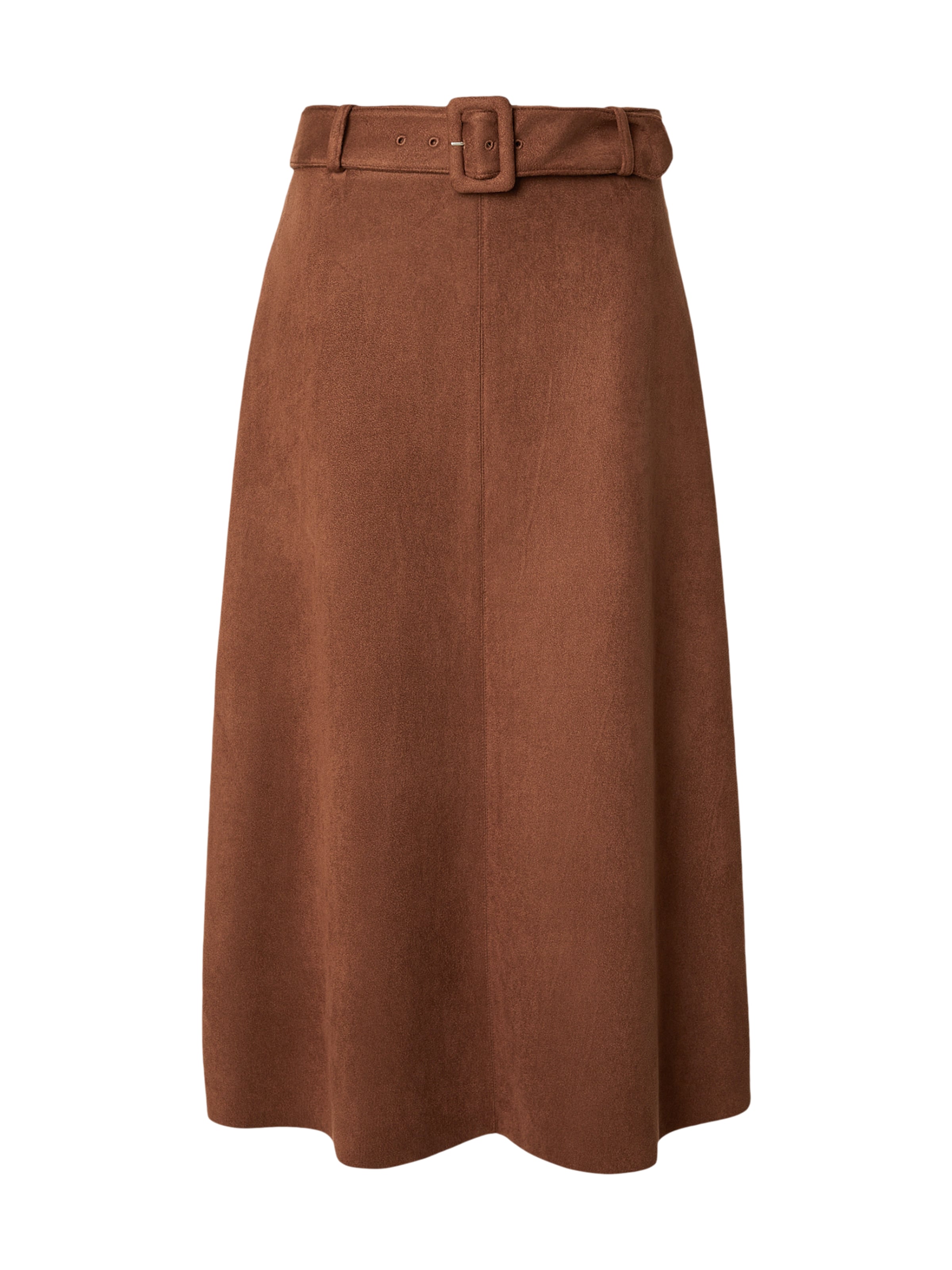 MORE & MORE Sukně 'Alcantara' – hnědá: přední strana