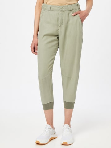 Dawn Tapered Trousers in Green: front