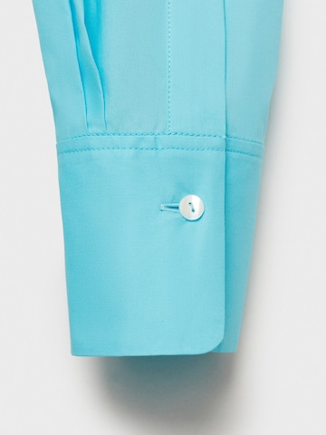 MANGO Bluse 'JAGUAR' i blå