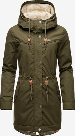 Parka d’hiver 'Canny' Ragwear en vert