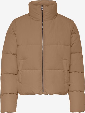 ONLY Winter Jacket 'Dolly' in Brown: front