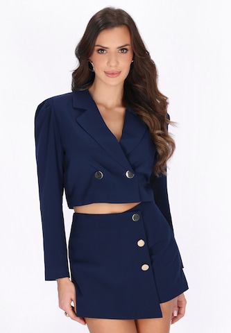 faina - Blazer en azul: frente