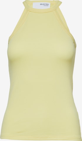 SELECTED FEMME Top 'Analipa' in Yellow: front