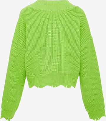 MYMO - Pullover em verde