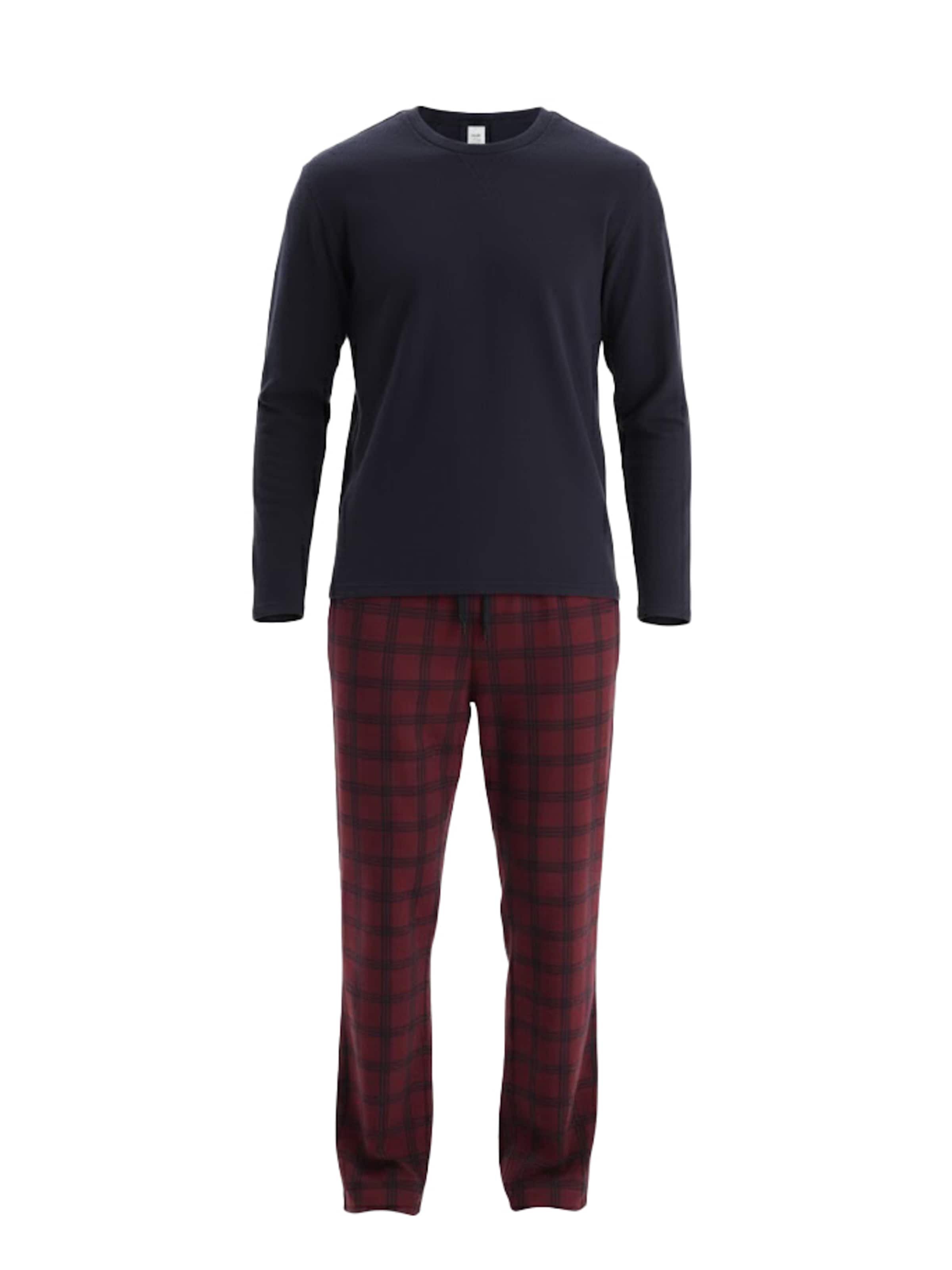 Pigiama lungo di Dagi in blu: frontale