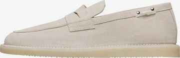 Voile blanche Mocassins 'BULL 03' in Grijs: voorkant