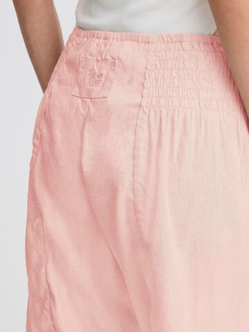 PULZ Jeans Tapered Pants ' PZJILL LINEN ' in Pink