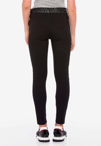 CIPO & BAXX Slimfit Leggings 'Diva' in Zwart