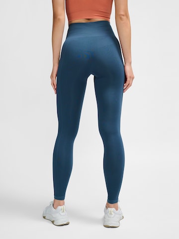 Hummel Skinny Workout Pants 'Tif' in Blue