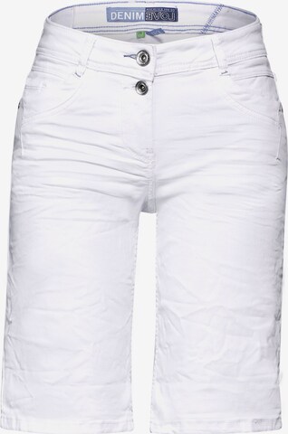 CECIL Regular Pants in White: front