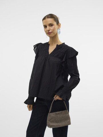Chemisier 'TRINE' VERO MODA en noir
