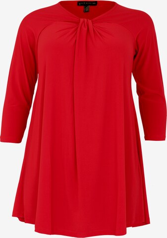 Yoek Tunic in Red: front