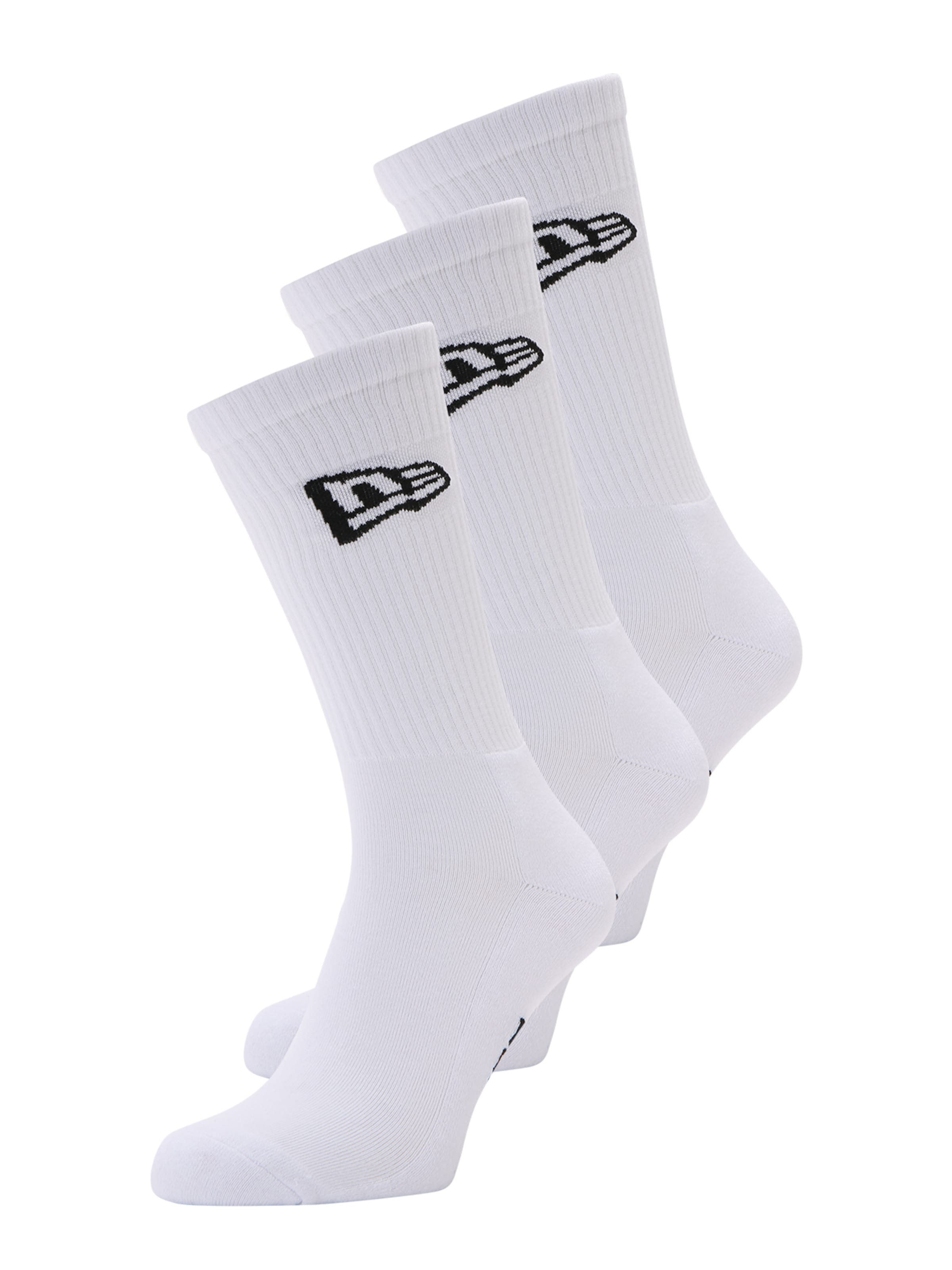 NEW ERA Sokid, värv valge: eest vaates