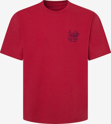 T-Shirt 'SUAN' Pepe Jeans en rouge : devant