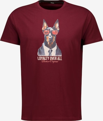 Deeluxe Shirt in Rot: Vorderseite