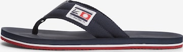 mėlyna TOMMY HILFIGER Šlepetės per pirštą: priekis
