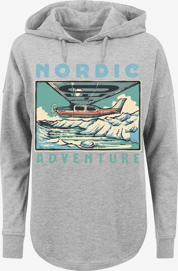 F4NT4STIC Sweatshirt  'Nordic Adventures' in graumeliert / mischfarben, Produktansicht