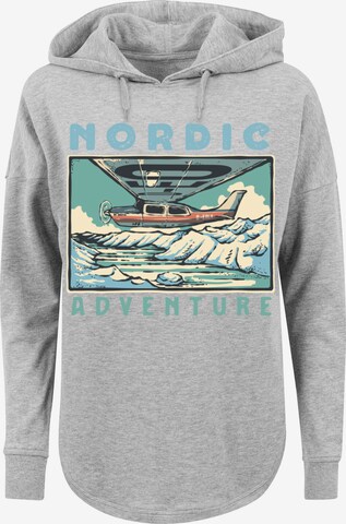 F4NT4STIC Sweatshirt 'Nordic Adventures' in Grey: front