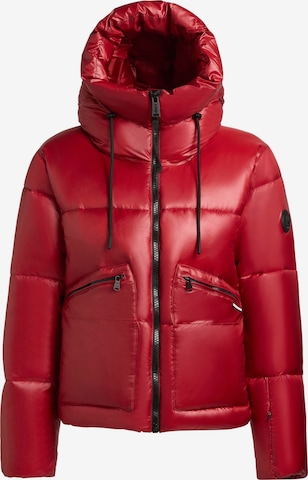 Veste d’hiver 'Luna' khujo en rouge : devant