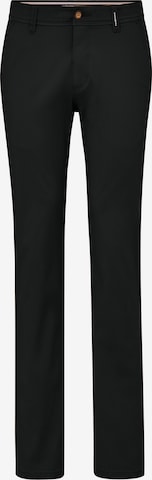 REDPOINT Chino Pants in Black: front
