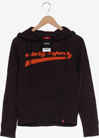 ESPRIT Sweatshirt & Zip-Up Hoodie in M in Brown: front