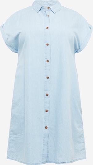 ONLY Carmakoma Robe-chemise 'BEA' en bleu clair, Vue avec produit
