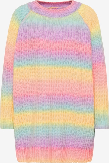 MYMO Sweater 'Biany' in Light blue / Purple / Orange / Pink, Item view