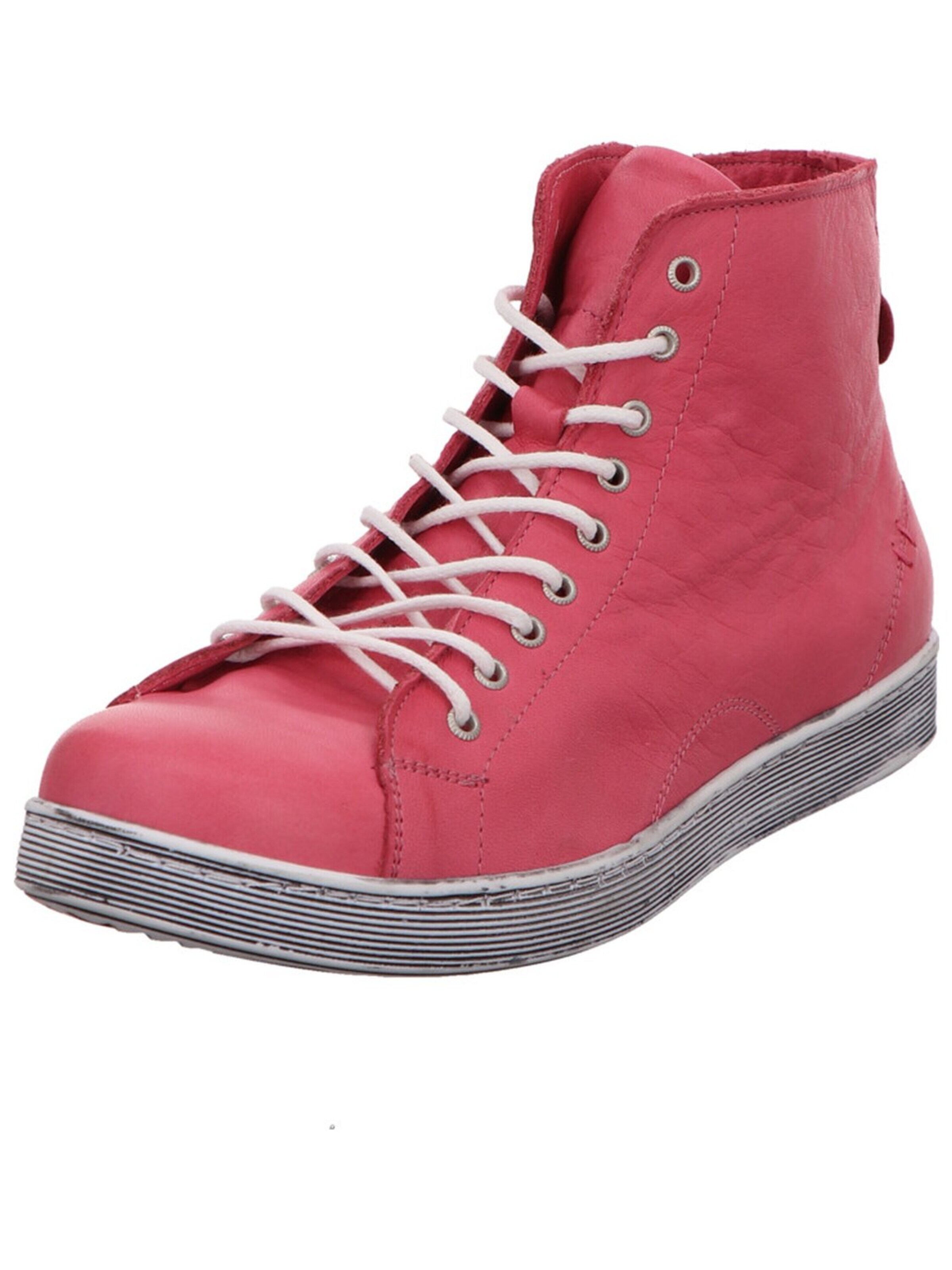 ANDREA CONTI High-Top Sneakers 'Stiefel Damen 0341500-084 Echtleder in pink' in Pink: front