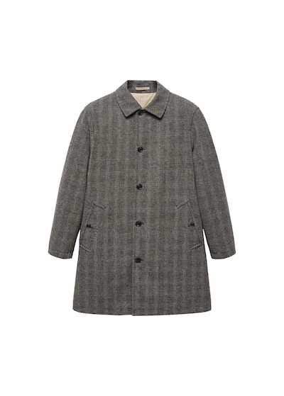 MANGO MAN Between-Seasons Coat 'Clark' in Camel / Grey, Item view