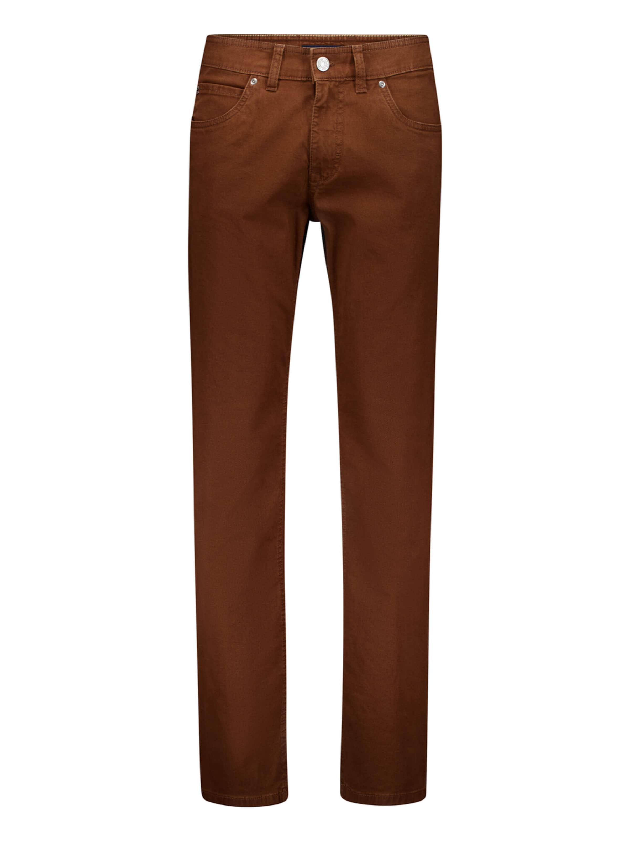 Gardeur Slimfit Hose 'BILL' in Braun: Vorderseite